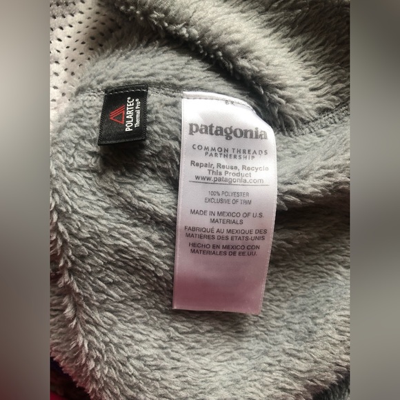 Patagonia Women's Re-Tool Gray Pockets Snap T Pullover Jacket Size XL - Picture 11 of 13